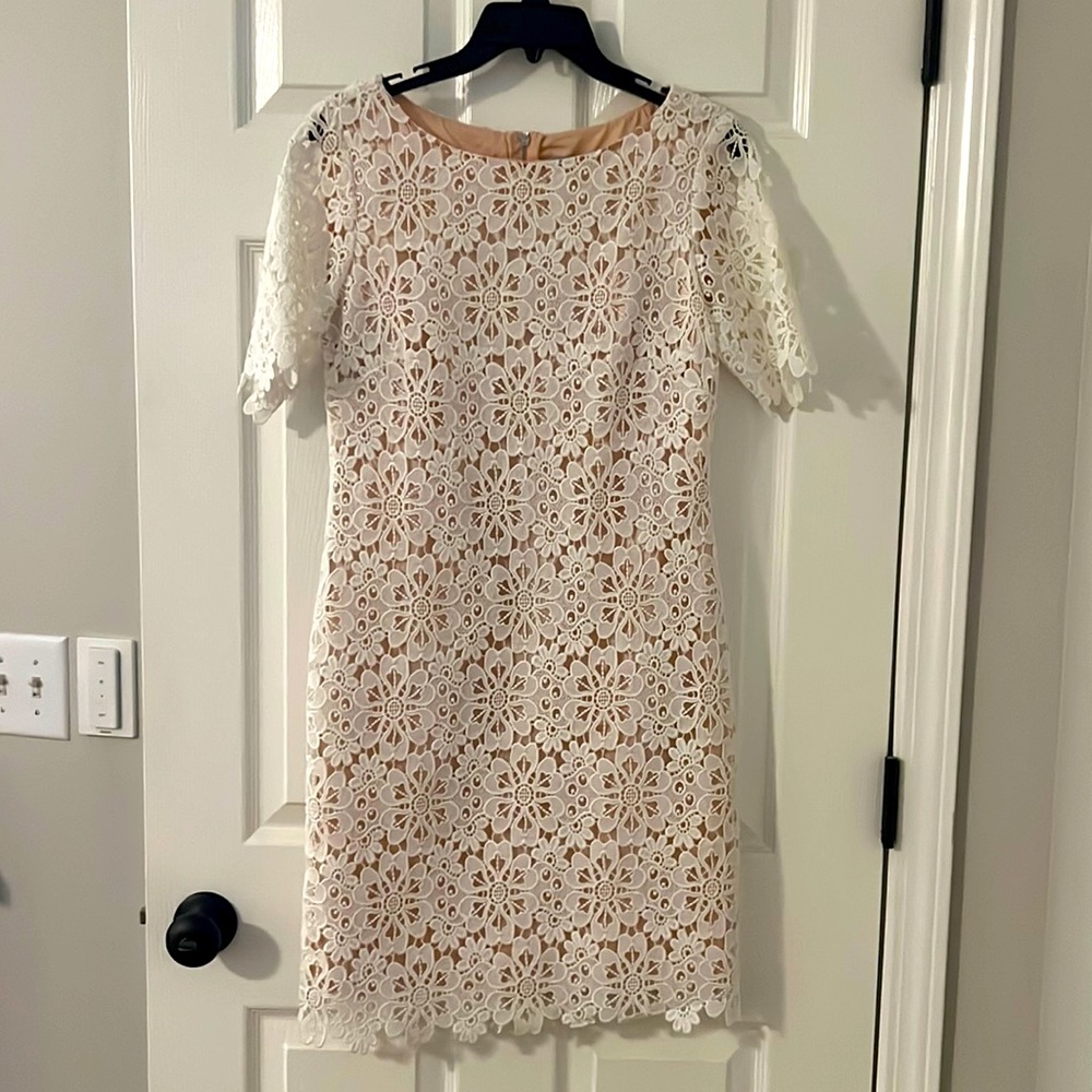 Antonio Melani White Lace Dress